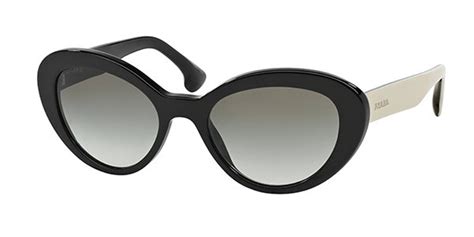 Prada PR 15QS PORTRAIT 1AB0A7 Sunglasses in Black